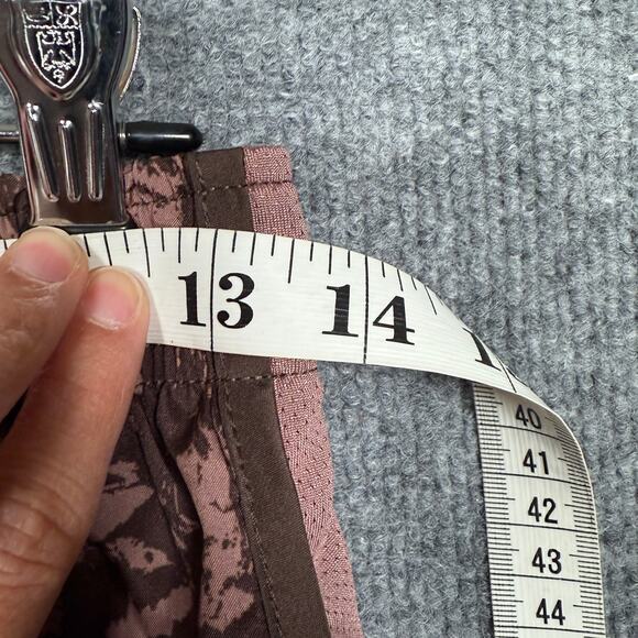 New Nike Size Small Tempo Printed Running Shorts Brown Elastic Waist Activewear - Picture 8 of 8